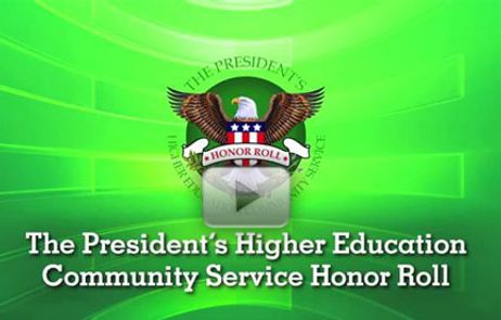 Giving Back: Community Colleges on the President's Honor Roll for Community Service Giving Back: Community Colleges on the President's Honor Roll for Community Service