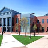 Connecticut State Community College Tunxis Photo - A view of the newly constructed public library, building 700, at Tunxis Community College. This shot was taken from the courtyard.