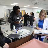 North Florida College Photo #5 - North Florida College nursing students in lab.