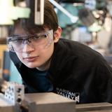 Raritan Valley Community College Photo #6 - Advanced Manufacturing student in the Workforce Training Center at RVCC