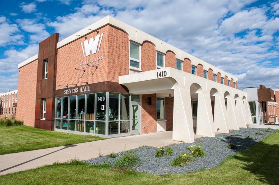 Williston State College Photo - Stevens Hall is the main building on campus and was completely renovated in 2015 with new classrooms, bookstore and cafeteria. Stevens is also home to most administration and the learning commons.