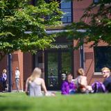 Whatcom Community College Photo #3 - Students studying outside.