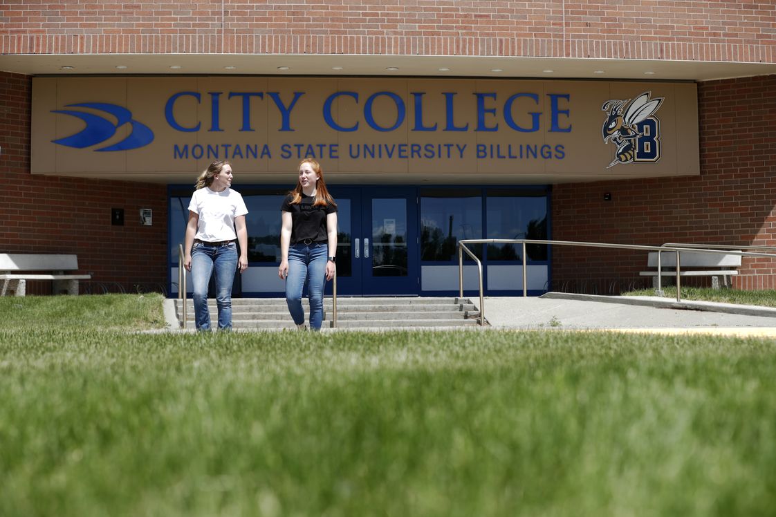 City College at Montana State University-Billings Photo #1 - Welcome to the City College campus. This is the main entrance to our Tech building, which is where prospective students can get assistance with getting started.