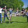 Whatcom Community College Photo #5 - Student ambassadors in quad.