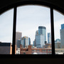 Minneapolis Community and Technical College Photo #2 - View of Minneapolis skyline from T Building window.