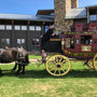 Paul Smiths College of Arts and Science Photo #3 - Our stagecoach proudly situated in front of our gorgeous Joan Weill Adirondack Library as we honor the heritage of our college.
