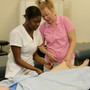 New York College of Health Professions Photo #3 - Massage students in class.